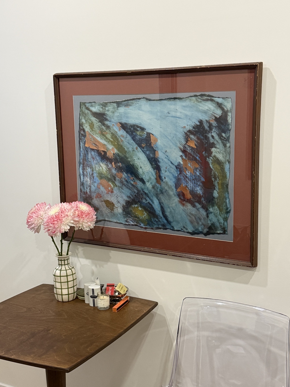 Framed Abstract Artwork