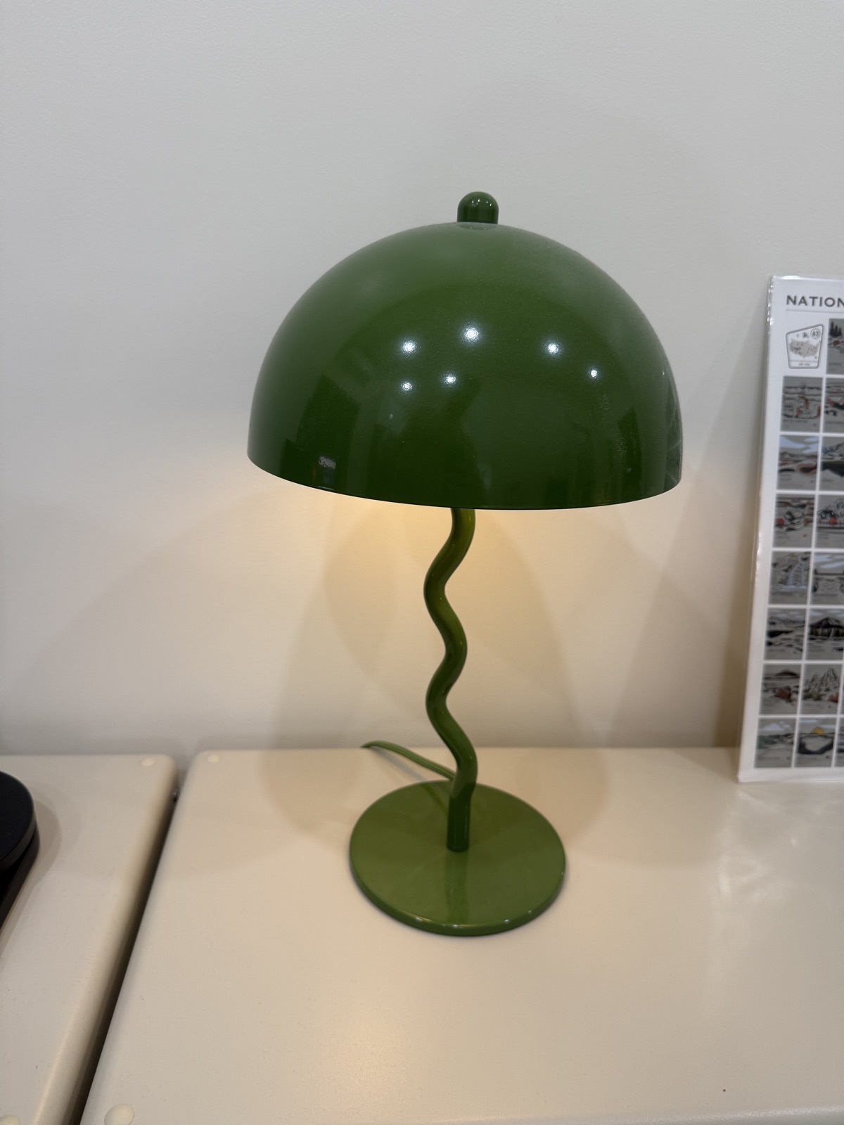 Green Mushroom Table Lamp
