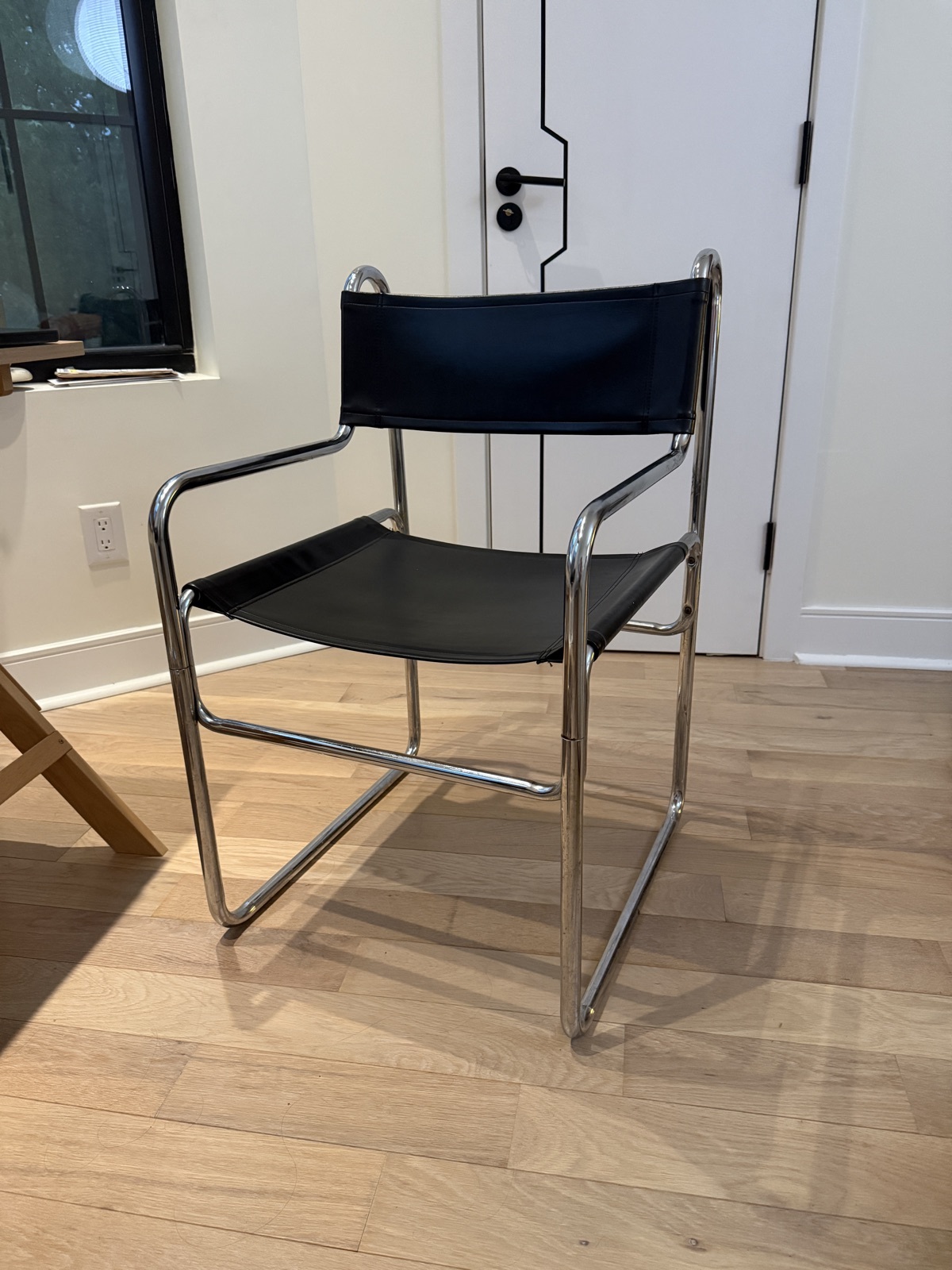 Chrome Cantilever Chair